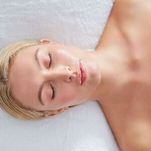 a women enjoying a spa treatment
