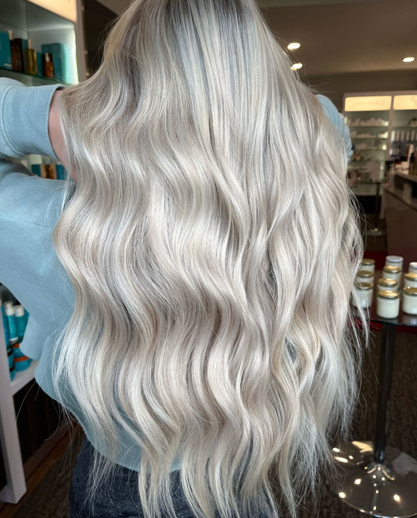 Hair styling by the Interlude Spa Dartmouth
